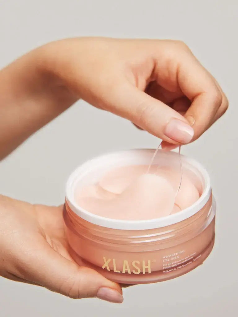 Xlash patches con niacinamida para fortalecer pele dos olhos