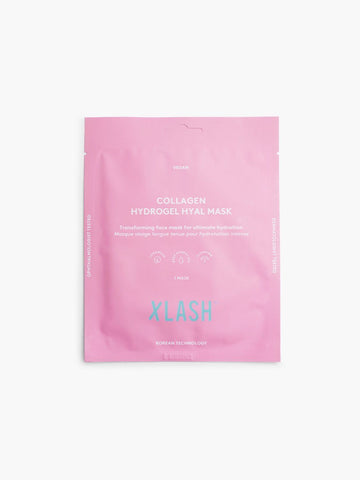 Máscara facial hidrogel com colagénio e ácido hialurónico Xlash
