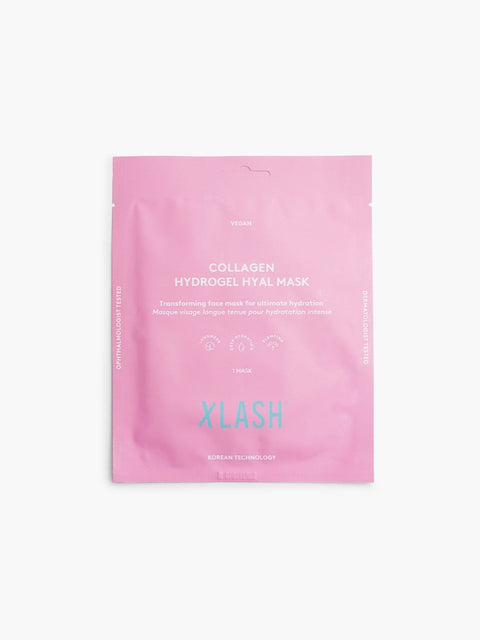 Máscara facial hidrogel com colagénio e ácido hialurónico Xlash