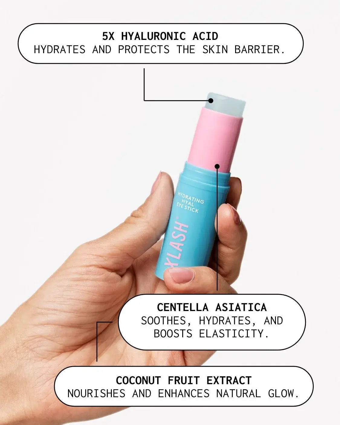 Hidratação intensa e conforto do Sérum para Olhos Xlash com ácido hialurónico 