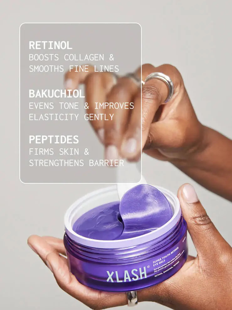 patches corea com retinol para olhos anti-idade Xlash super youth